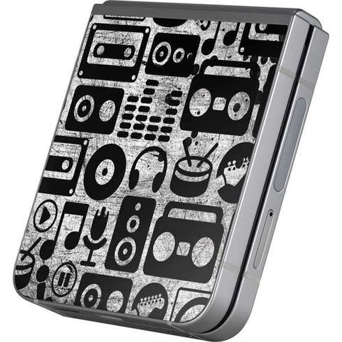 Music Pattern Galaxy Z Flip6 Skin